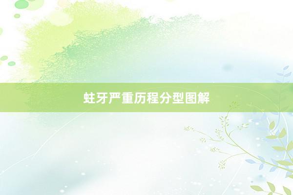 蛀牙严重历程分型图解